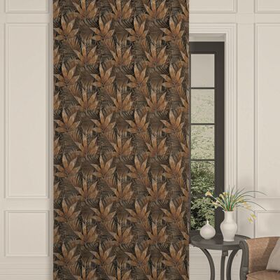 GARDEN Sheer Curtain - Copper Collar - Grommet Panel - 140 x 260 cm - 100% pes