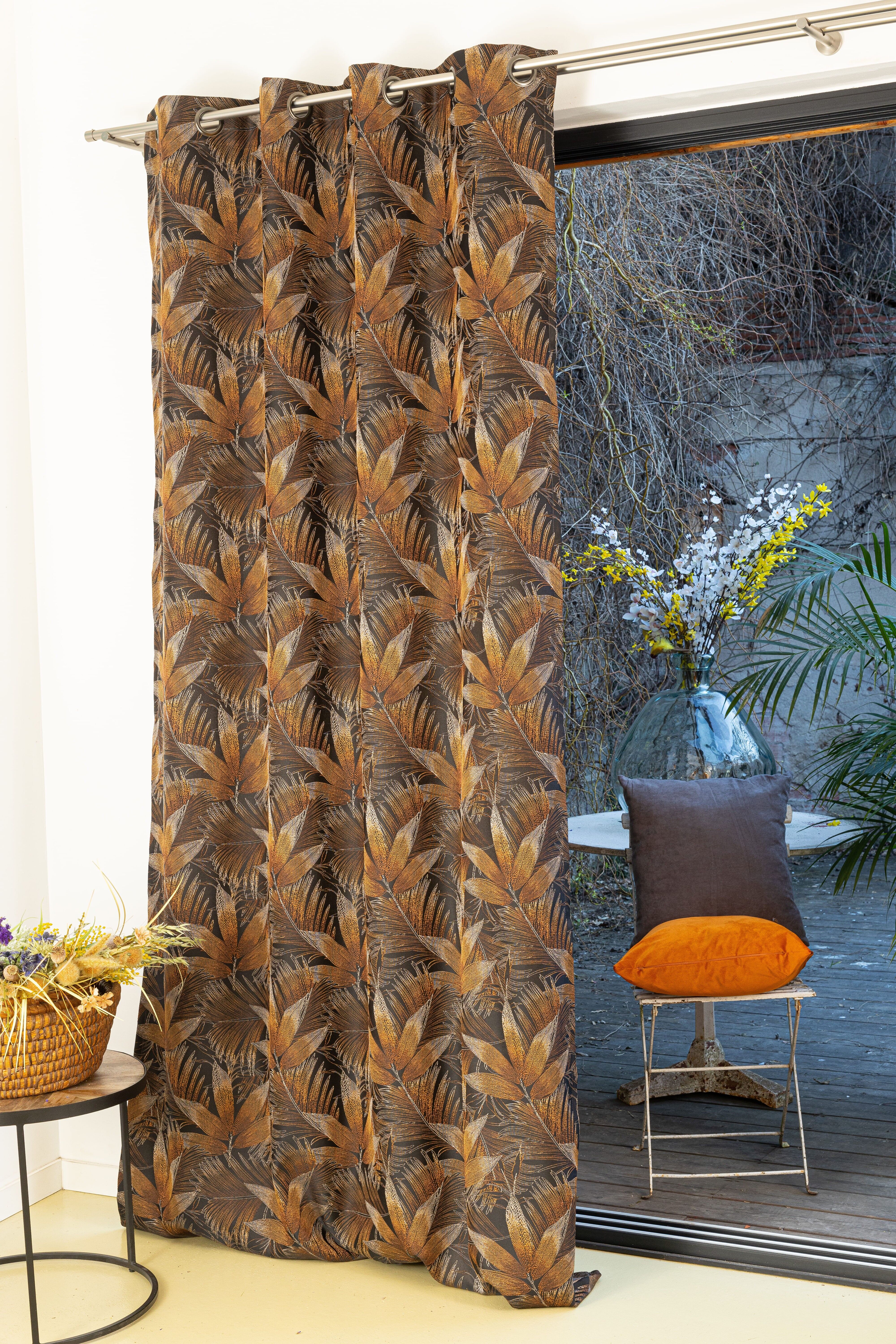 Tenda Doppia GARDEN - Collare Rame - Pannello Occhielli - 140 x 260 cm - 100% pes