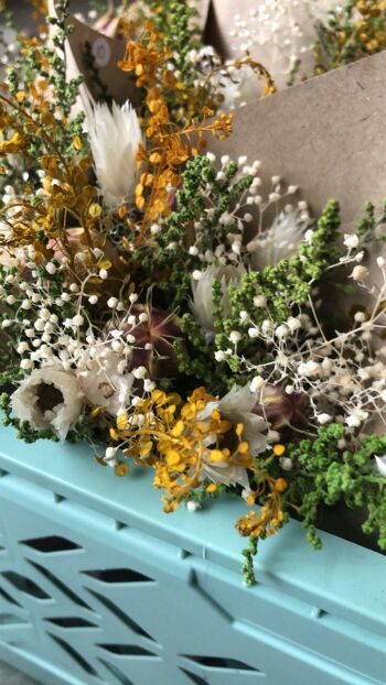 Lot de Mini Bouquets de Fleurs Séchées coloré en Cornet 3