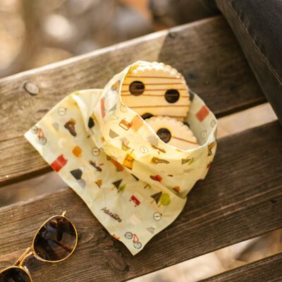 Sandwich bag with organic beeswax - outdoor