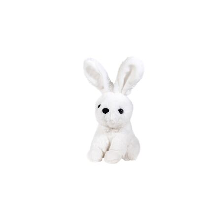 White rabbit soft toy 15cm