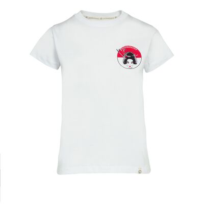 T-shirt manches courtes modèle Geisha Femme en 100% coton biologique de 230 grammes