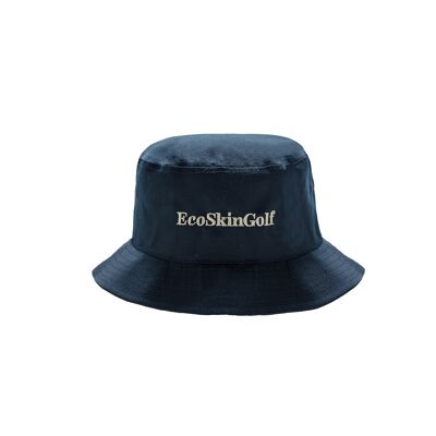 Tailwind Bucket Navy Unisex Beanie in 100% recycled polyester twill