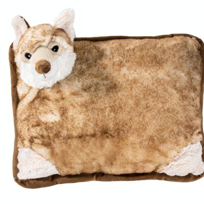 Sand fox cushion soft toy 35cm