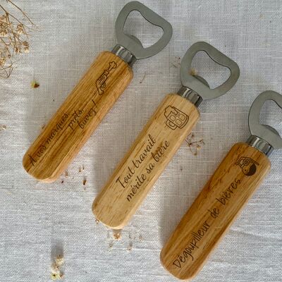 wooden bottle opener