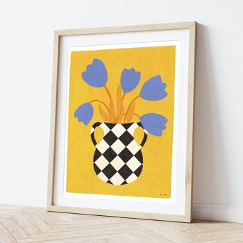 ART PRINT "Vase avec tulipes" -différentes tailles 3