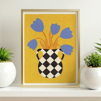 ART PRINT "Vase avec tulipes" -différentes tailles 1