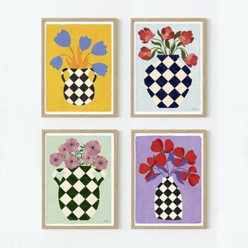 ART PRINT "Vase avec tulipes" -différentes tailles 4