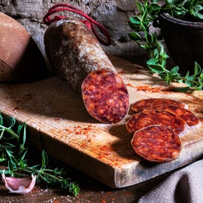 Geschnittene iberische Chorizo