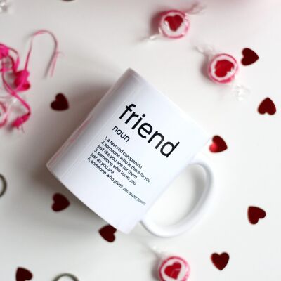 Progetta tazza di amicizia