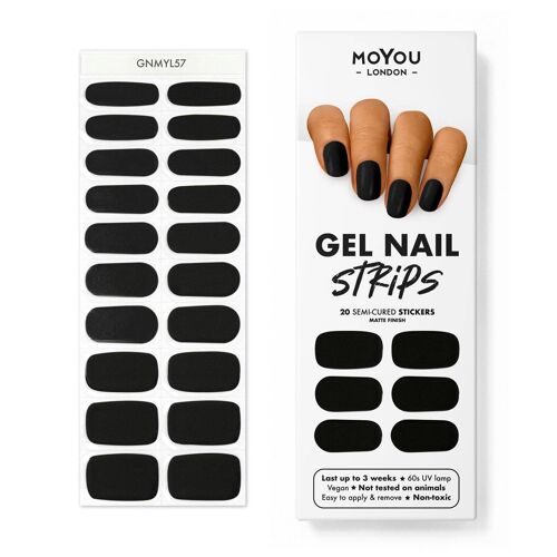 Gel Strips Semi-Cured Nail Wraps 57