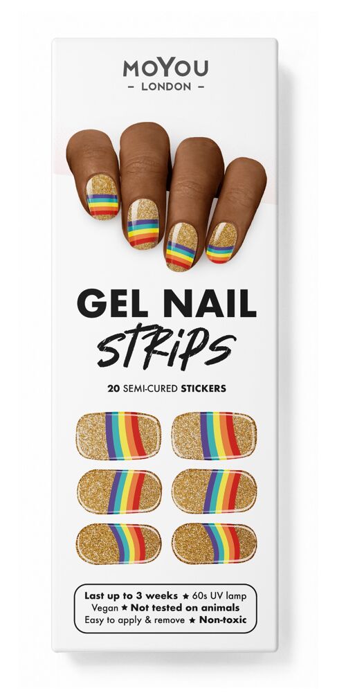 Gel Strips Semi-Cured Nail Wraps 98
