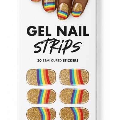 Gel Strips Semi-Cured Nail Wraps 98