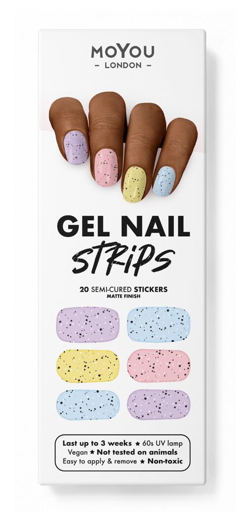 Gel Strips Semi-Cured Nail Wraps 96