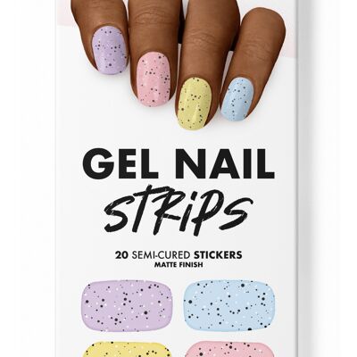 Gel Strips Nail Wrap semi-indurenti 96