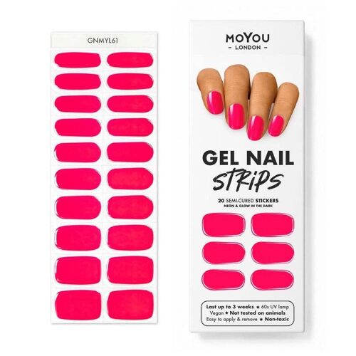 Gel Strips Semi-Cured Nail Wraps 61