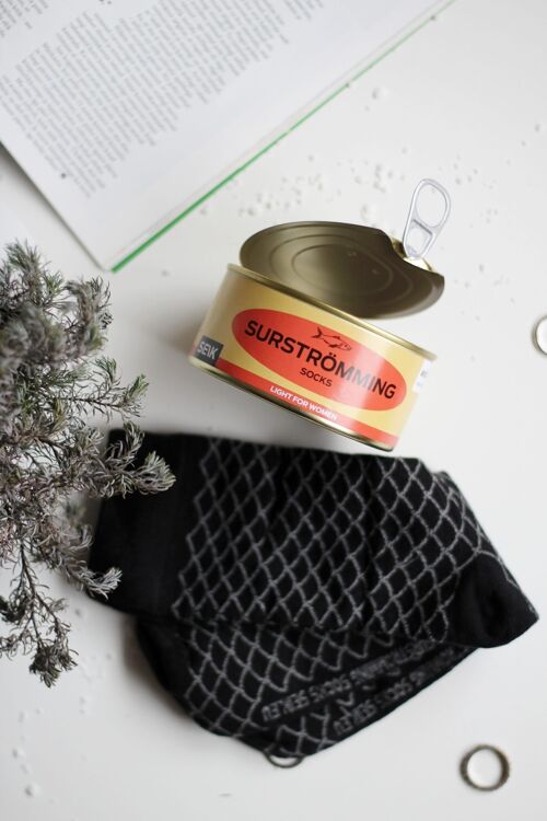 Surströmming Canned Fish Socks #nofish (size 36 - 40, women)