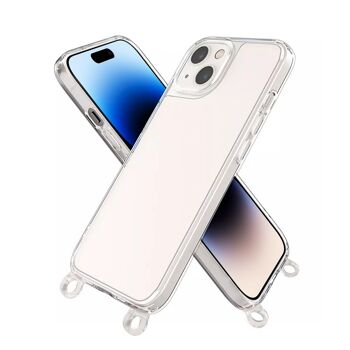 Coque renforcée transparente Skinmoove TPU/PC avec anneau pour iphone 12 Pro Max 4