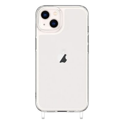 Custodia trasparente rinforzata in TPU/PC Skinmoove con anello per iPhone 14