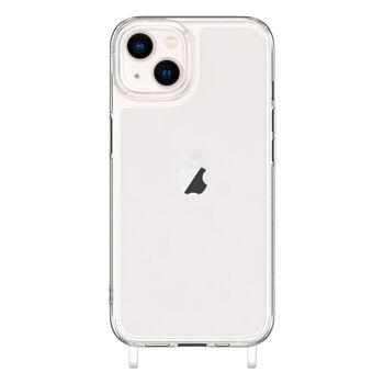 Coque renforcée transparente Skinmoove TPU/PC avec anneau pour iphone 14 1