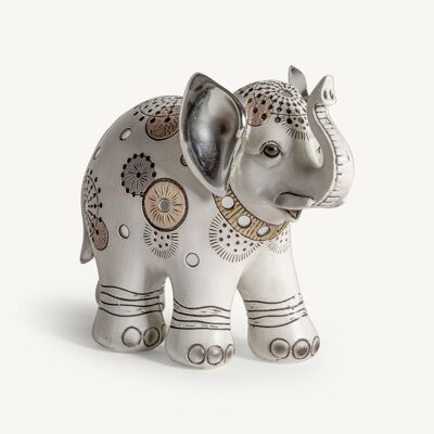 Ubud Elefante Figura - 18x8x15cm