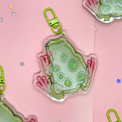 Lily Pad Frog Shaker Keycharm | Key Accessories | Keychain