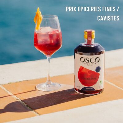 OSCO Le Rouge Ardent BIO 70cl: ¡el aperitivo sin alcohol ideal para cócteles gourmet y con cuerpo para el Día de la Madre!