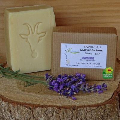 Surgras soap with lavender goat's milk 100g