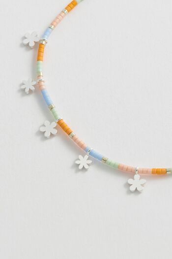 Bracelet Miyuki petites fleurs 5