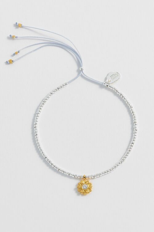CZ Flower Louise Bracelet -  And  Plated
