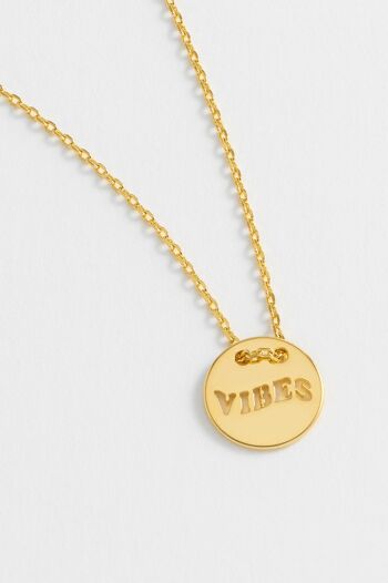 Collier disque découpé de Vibes 2