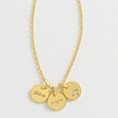 Collier Triple Disque