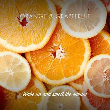 Savon végétalien à l'orange et au pamplemousse 3