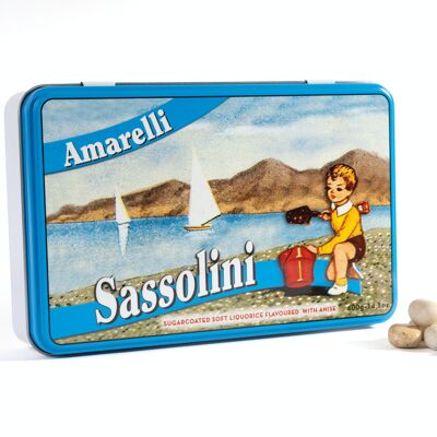 SASSOLINI 400g - Sugar coated Liquorice flavored with Anise
