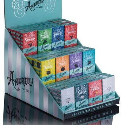 MIXED DISPLAY 60G - 3 boxes x 12 flavors.  36 boxes in total