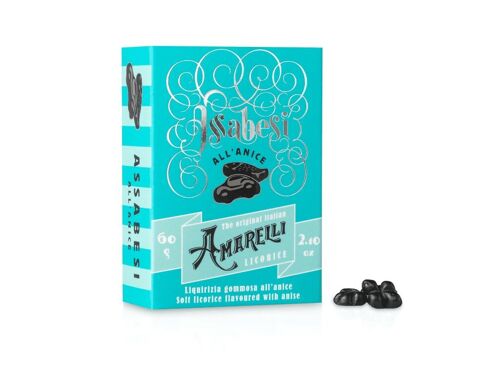 ASSABESI 60g - Anise flavored gummy Liquorice
