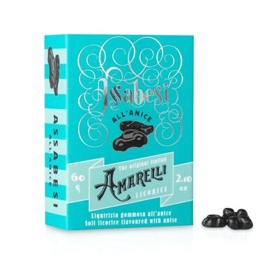 ASSABESI 60g - Anise flavored gummy Liquorice