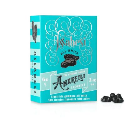ASSABESI 60g - Anise flavored gummy Liquorice