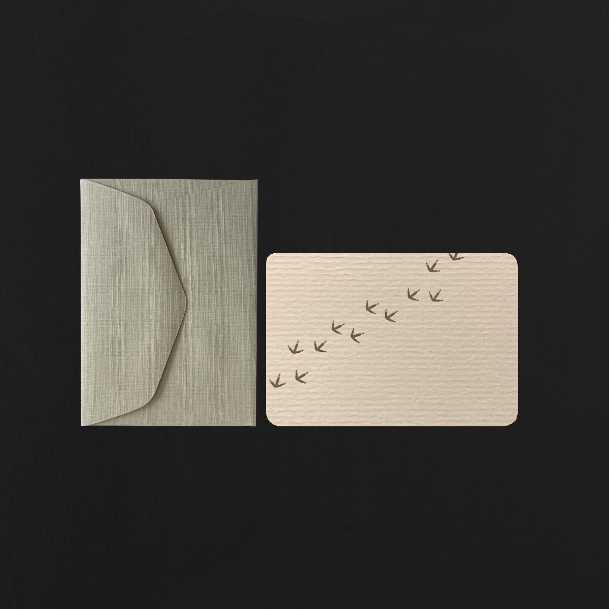 MINI CARD + BUSTA BIRDSPRINT BIANCA