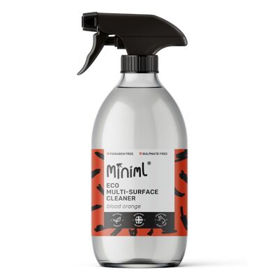 Limpiador multisuperficies - Naranja sanguina - 12 x 500ML Spray de vidrio (MIN356)