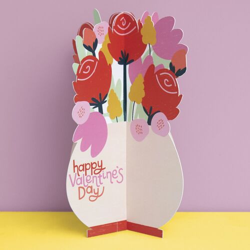 Happy Valentine's Day' 3D fold-out