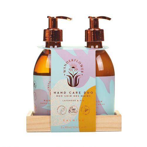 Hand Care Duo Set
Calming 
Lavender & Fig