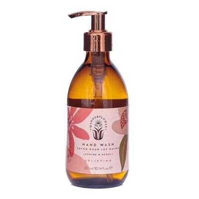 Wanderflower Hand Wash - Edificante jazmín y neroli

con Aloe Vera y aceite esencial de Neroli