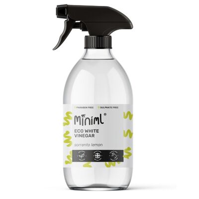 Vinagre Blanco - Limón Sorrento - 12 x 500ML Spray de Vidrio (MIN361)