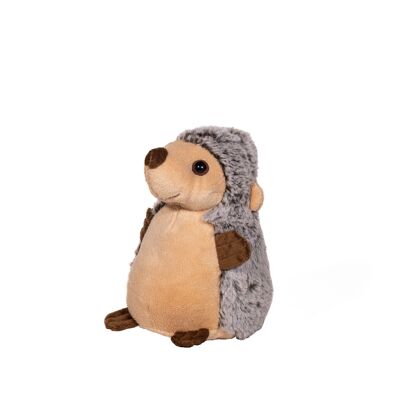 Hedgehog plush sitting 16cm