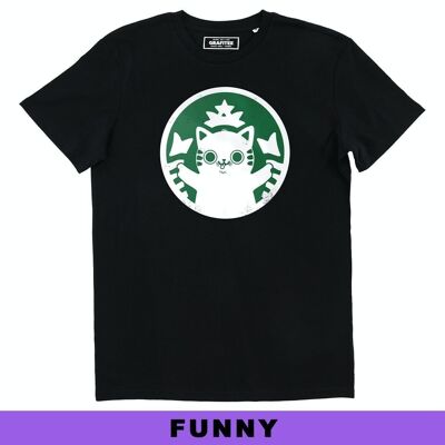 T-shirt Catbucks - Remake Fun du Logo Starbucks
