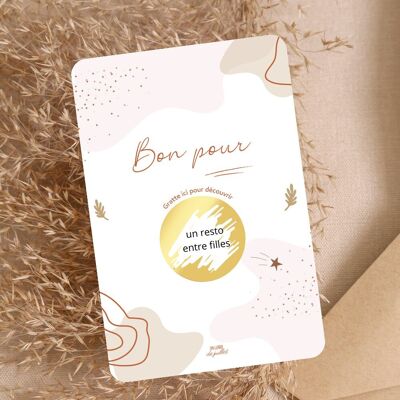 Regalo di compleanno / gratta e vinci personalizzabile / buono regalo personalizzabile / buono per / annuncio di gravidanza / annuncio del sesso del bambino / regalo a sorpresa / biglietto originale