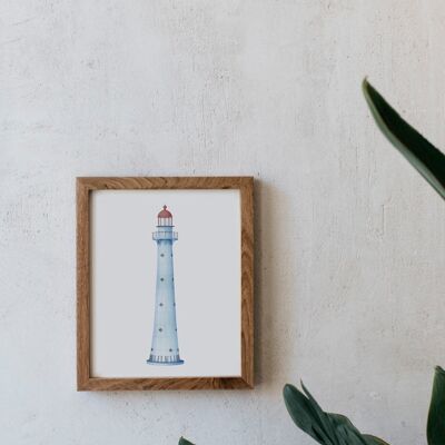 Botanical Watercolor A5 - Lighthouse