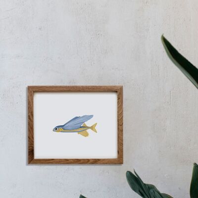 Botanical Watercolor A5 - Flying Fish