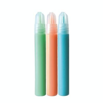 Stylos de couleur phosphorescents, trois stylos 5